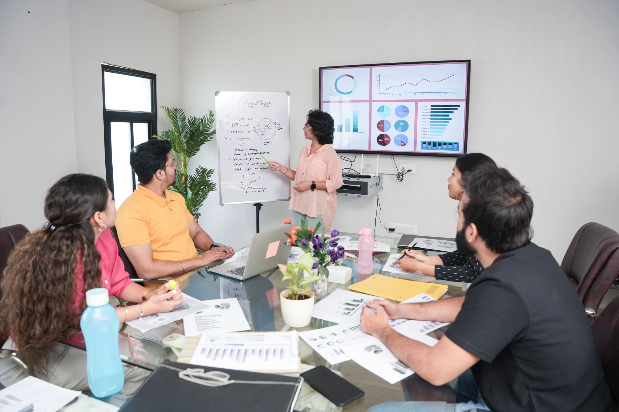 Computer and skills training session for young Indian learners